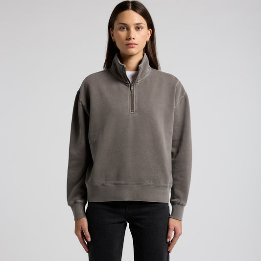 Relax Faded Half Zip Ladies